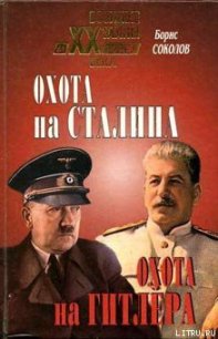 Охота на Сталина, охота на Гитлера. Тайная борьба спецслужб - Соколов Борис Вадимович (лучшие книги читать онлайн TXT) 📗