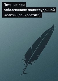 Питание при заболеваниях поджелудочной железы (панкреатите) - Мельников Илья (читать книги онлайн бесплатно серию книг .TXT) 📗