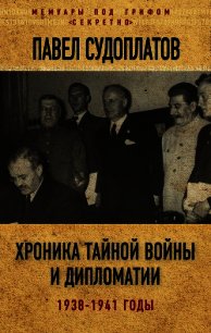 Хроника тайной войны и дипломатии. 1938-1941 годы - Судоплатов Павел Анатольевич (читаем книги онлайн без регистрации .TXT) 📗